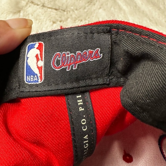 Mitchell & Ness LA Clippers Embroidered Snapback Wool Mix Baseball Hat Adult OS - Picture 9 of 12